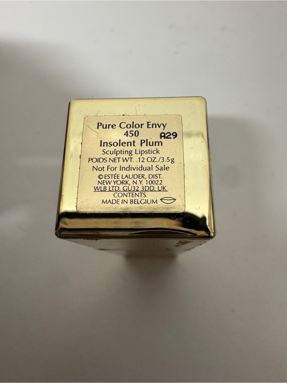 Estee Lauder Pure Color Envy 450 Insolent Plum Lipstick - Picture 2 of 3